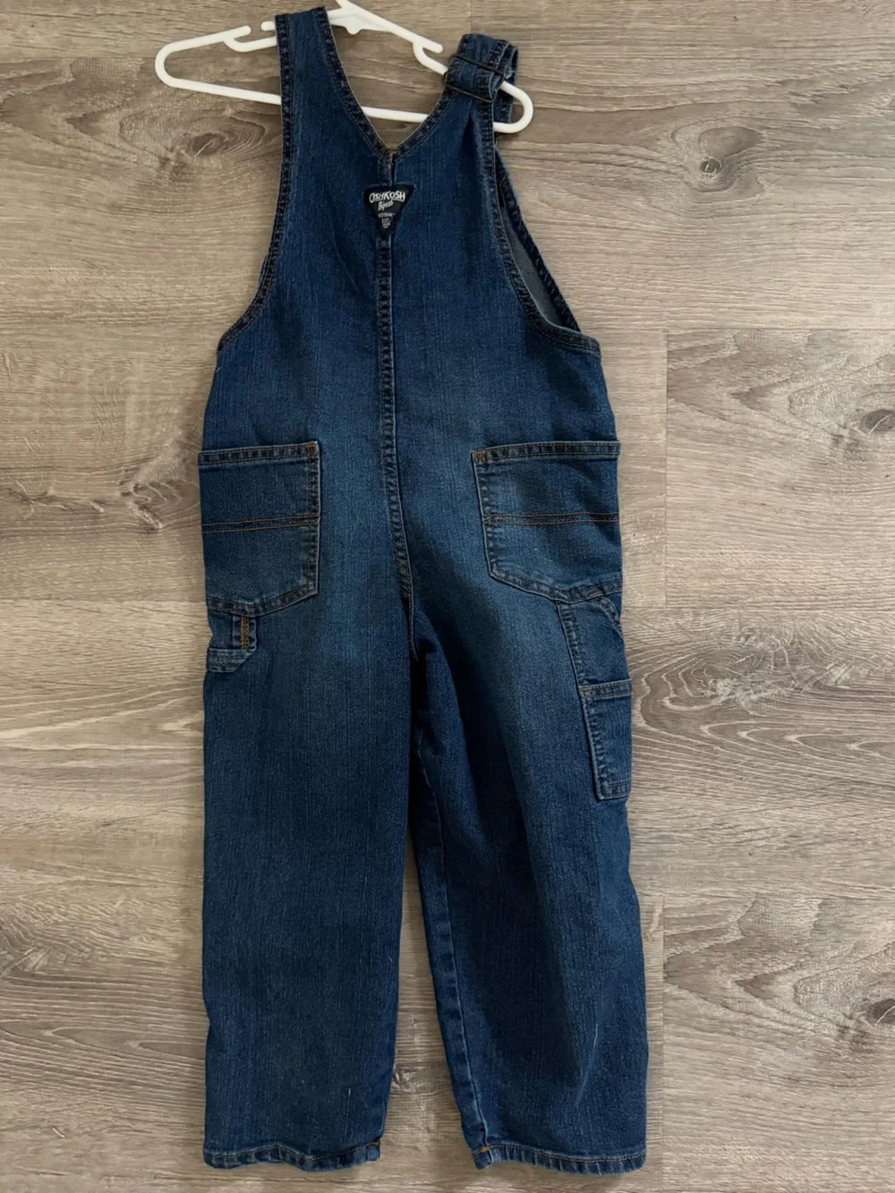 OshKosh B'gosh Dark Blue Denim Overalls for Kids